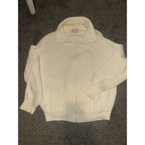 Vintage made in the USA 100% fine cotton  full zip sweater by lord Jeff sir M